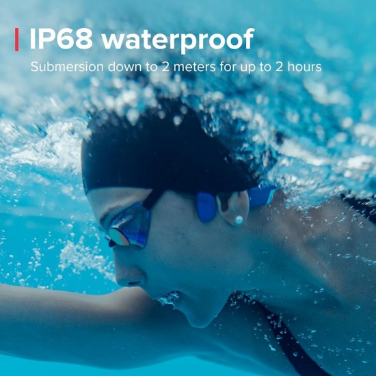 Suunto Aqua Light Reef Blue audífonos de conducción ósea para natación IP68